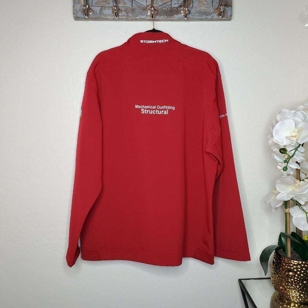 Stormtech Performance Red Full Zip Up Jacket - Picture 2 of 6